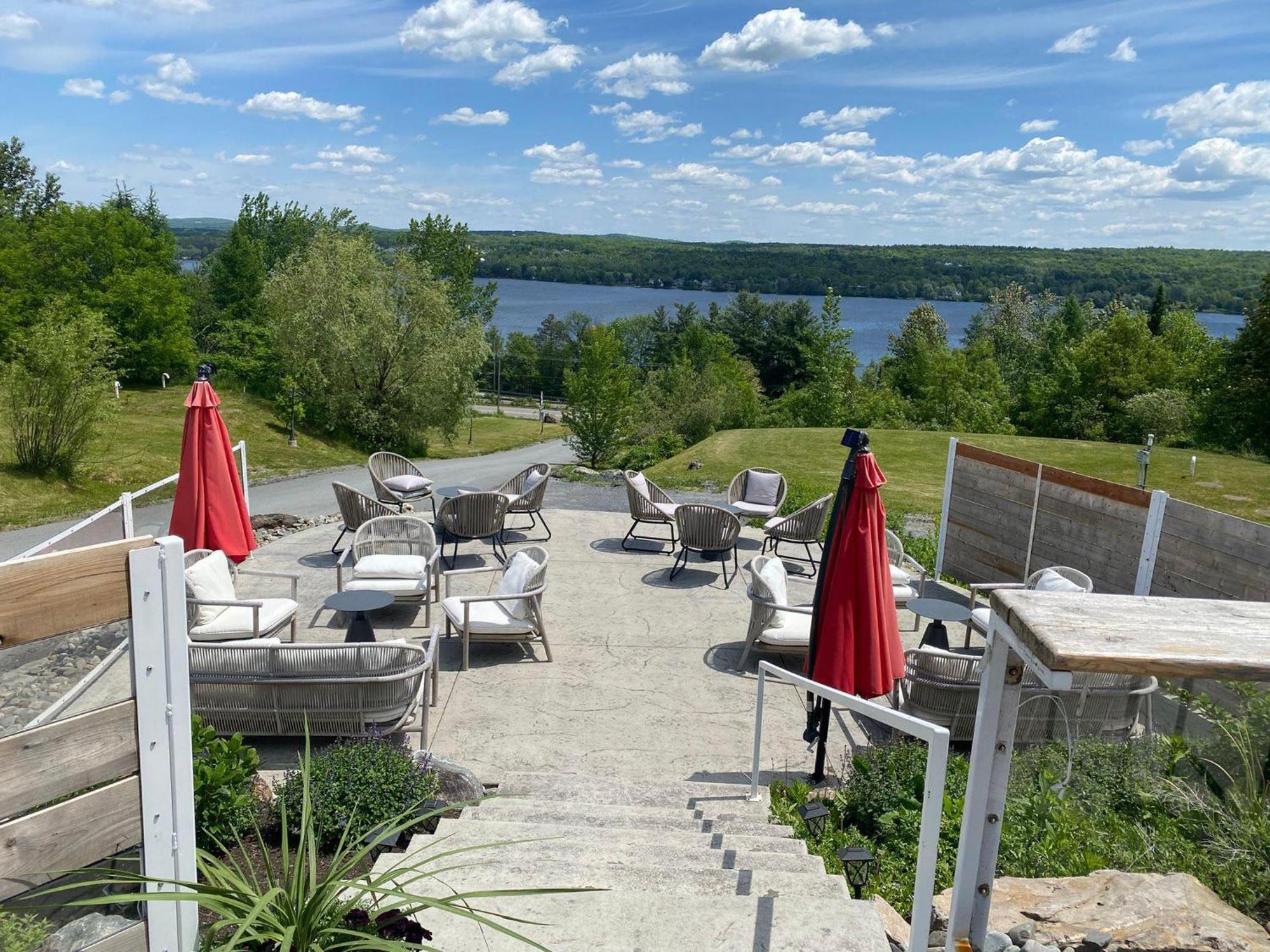 Location Au Sommet Du Lac Magog Dış mekan fotoğraf